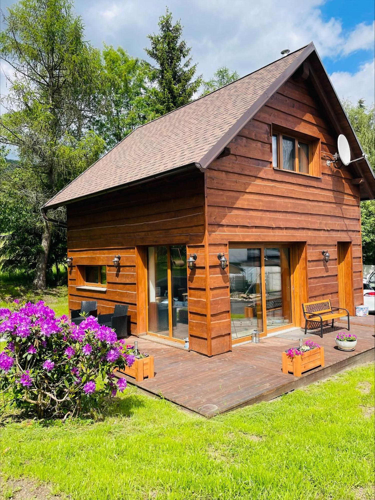 Villa Srub V Oderi Hroznetin Esterno foto